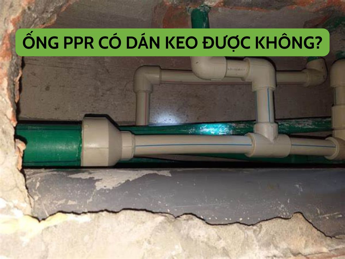 Ống Nhựa PPR Có Dán Keo Được Không?