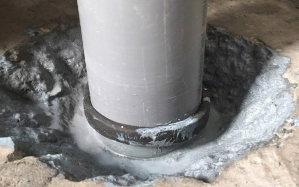 cách chống thấm cổ ống xuyên sàn
