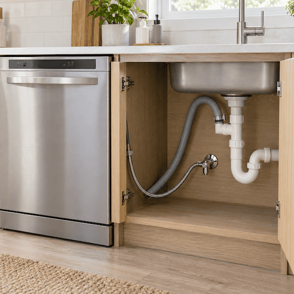 Đường ống máy rửa bát gồm những phần nào?