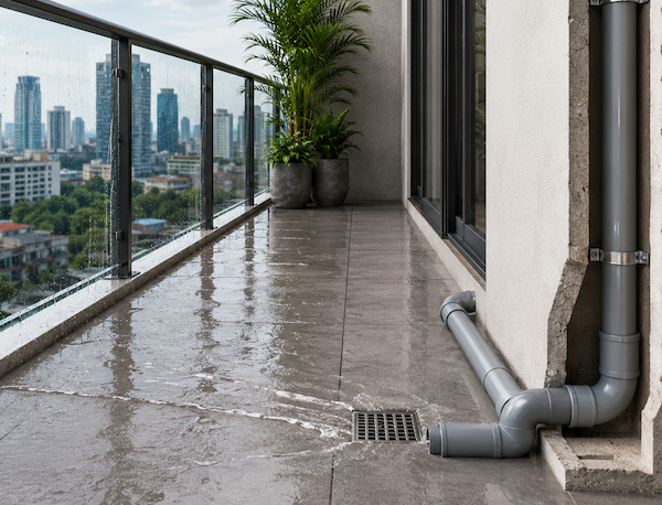 Hệ thống thoát nước ban công chung cư gồm những gì?